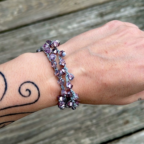 JRSDesignsltd Jewelry - Pink champagne crystal bracelet
